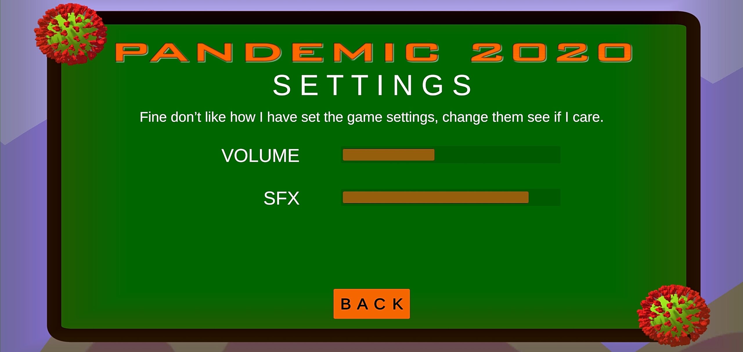 Settings Settings